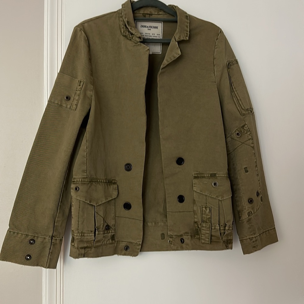 Zadig & Voltaire Military-style Jacket -NWOT